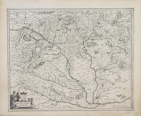 Blaeu, Willem Janszoon: Hungaria Regnum 1630 Amsterdam 