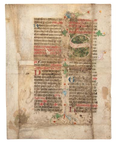 Pozsonyi missale-töredék [VÉDETT TÉTEL]  cc. 1430 