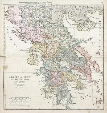 Anville, Jean Baptiste Bourguignon: Graeciae Antiquae Specimen Geographicum... MDCCLXXXIII. 1783 Nürnberg [Nuremberg] 