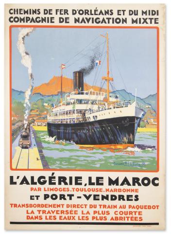 Bernard Lachévre: Chemins de fer d’ Orléans et du Midi compagnie de navigation… 1935 Paris 