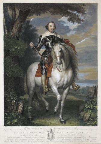 Van Dyck (Anthony) - Morghen, Raphael: Imago Equestris Francisci de Moncada 1793  
