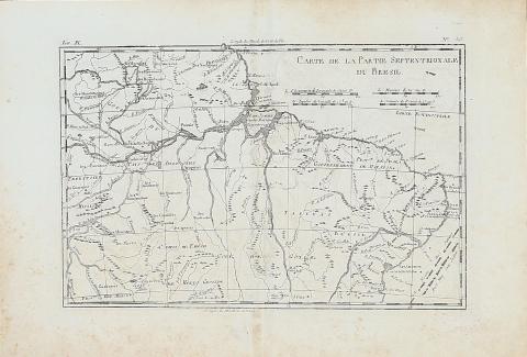 Bonne, Rigobert: Carte De La Partie Septentrionale Du Bresil 1780 Paris [Párizs] 