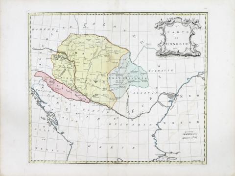 Palairet, Jean: 2.e Carte de Hongrie  [London], 1755. [P. Gosse] 
