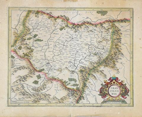 Mercator, Gerard: Transylvania  1613, J. Hondius. 