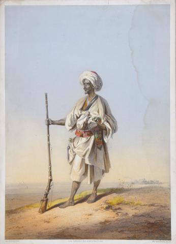 Forray Iván: Beduin Kairóból - Bedouin from Cairo 1859 Pest 