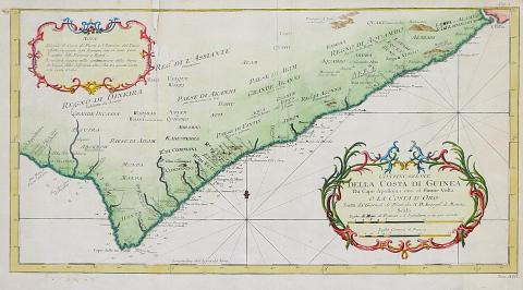 Bellin, Jacques Nicolas: Continuazione Della Costa di Guinea Da Capo Apollonia sino al Fiume Volta o La Costa D'Oro 1785  