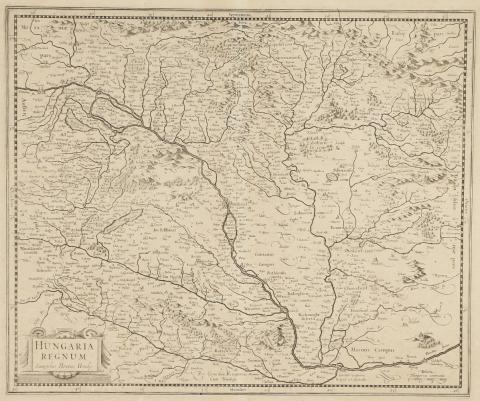 Mercator, Gerard: Hungaria Regnum 1636 Amsterdam. Per Gerardum Mercatorem 