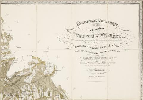 Koczián Josef: Baranya Vármegye földabrosza 1838  