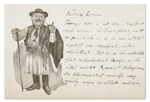 Gárdonyi Géza levele azonosítatlan címzetthez 1902  