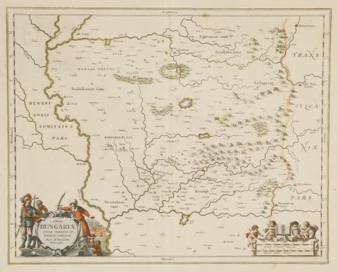 Jansson, Jan: Partis Hungariae Inter Tibiscum et Nigrum Chrysum. Nova et Accurata Descriptio 1683  
