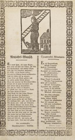 Újesztendei-Köszöntés. – Neujahrs-Wunsch.   