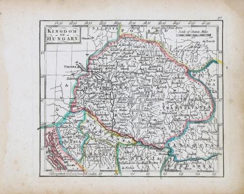 Dury, Andrew: Kingdom of Hungary 1761 London 