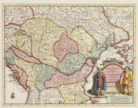 van der Aa, Pieter: La Hongrie, Suivant les Nouvelles Observations de Messrs de lďAcademie Royale des Sciences. 1714 Amsterdam 