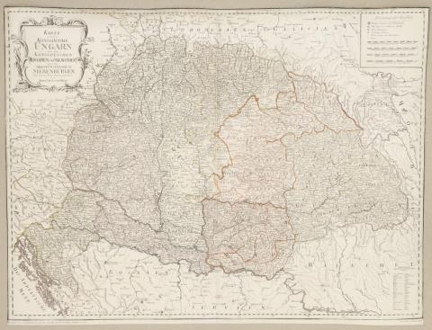Reilly, Franz Johann Joseph: Karte von dem Königreiche Ungarn mit den Königreichen Kroatien und Sklavonien und dem Grossfürstenthum Siebenbürgen.  1796  Reilly’schen Landkarten und Kunstwerke Verschleiss Komptoir.