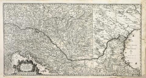 Merian, Matthaeus: Totius Regni Hungariae, Maxim ae que Partis Danubii Fluminis, una cum adjacentibus et finitimis Regionibus  1660(?) Frankfurt/M. 