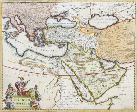 De Wit, Frederick: Turcicum Imperium 1670 Amsterdam 