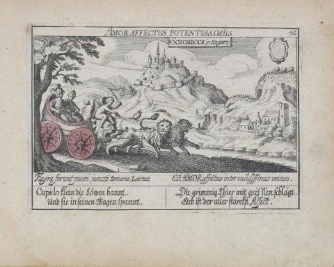 Zsámbok látképe: Meisner, Daniel – Kieser, Eberhard Zsámbok látképe – Schombock in Ungarn.  Frankfurt am Main, 1623-1631. 