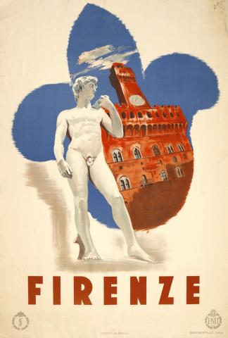 Firenze utazási plakát   