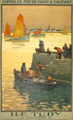 Chemins de Fer de Paris À Orléans. Ile Tudy. Finistère   