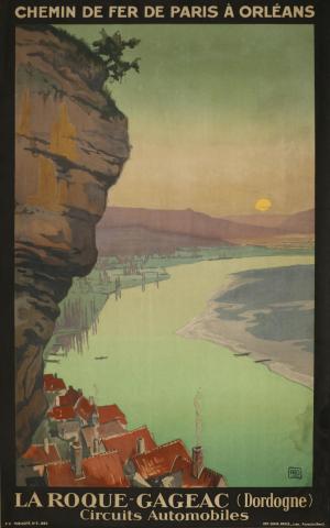 Chemins de Fer de Paris À Orléans. La Roque Gageac. Dordogne. Circuits automobiles   