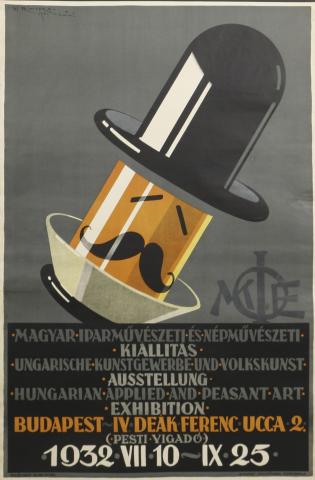 A Magyar iparművészeti és népművészeti kiállítás reklámgrafikája 1932  
