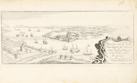 Peeters, Jan – Vorsterman, Lucas: "Diverse viste delli Dardaneli del Strecio come delle Citta e Castelli nel Arcipelago" -  Dardanelle Turkey Türkei  1680 Antwerpen 