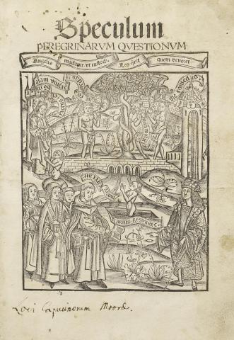Sibylla, Bartholomaeus: Speculum peregrinarum quaestionum  Strassburg, 19 August 1499. Johann (Reinhard) Grüninger. 