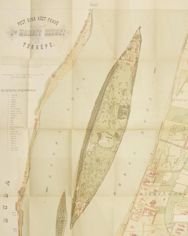 Törs Kálmán :  Margit-sziget  Pest, 1872. Athenaeum. 