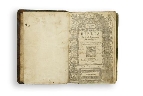 Biblia Ad vetustissima exemplaria castigata 1565 Antverpiae, Christophori Plantini 