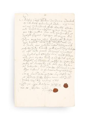 Balogfai Győrffy Boldizsár levele 1683 Tiborcszeg 