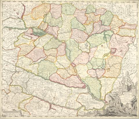 Visscher, Nicolaus: Regnum Hungariae in Omnes suos Comitatus... 1700 Amsterdam 