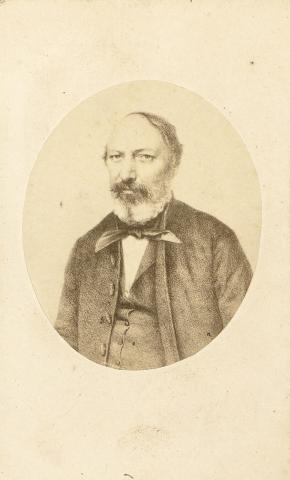Vörösmarty Mihály portréja 1855 Pest 