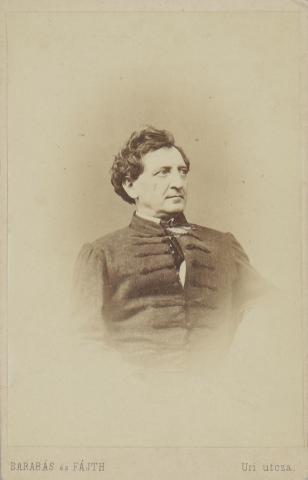 Egressy Gábor színész, nemzetőr portréja 1862 Pest 