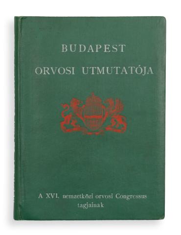 XVI. Nemzetközi Orvosi Kongressus résztvevői számára készült relikviák   