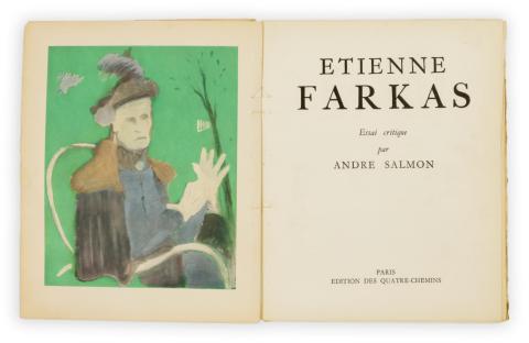 Salmon, André : Etienne Farkas. Essai critique  1935 Paris 