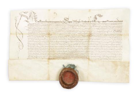 Frangepán Bernát adománylevele 1481 Modrus [Modruš] 