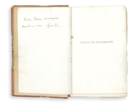 Gyulai Pál költeményei  Buda-Pest, 1882, Franklin-Társulat. 