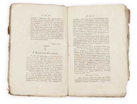 Katona József:  A Kecskeméti Pusztákról 1823 Pesten 