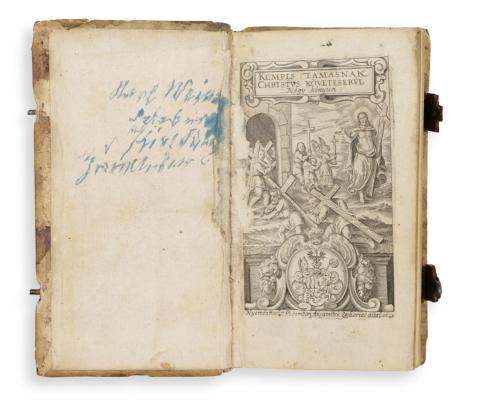 Pázmány Péter: Kempis Tamasnak Christus követeserül Négy könyvei 1648 Posonban, Aksamitek Zacharias  