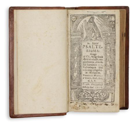Némethi Mihály: Sz. Dávid Psalteriuma: Avagy A' CL. Sóltároknak rövid el-osztása, magyarázattya, 's azokból származot 550. Tudományok által való meg-világosítása: Mellyet irt -- 1679 Colosv, Veresegyházi Mihály  