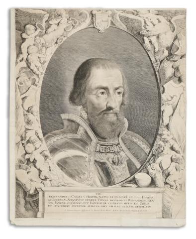 Sompel, Pieter van: I. Ferdinánd arcképe 1680 Amsterdam 