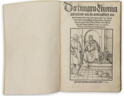Thuróczy János: Der Hungern Chronica...  [Wien], 1534. Hansen Metzkers. 