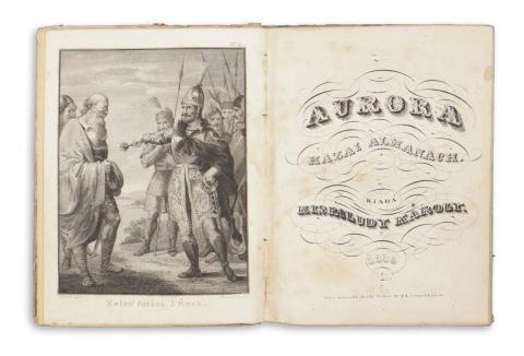 Aurora. Hazai almanach. Kiadá Kisfaludy Károly. 1828.  1828 Pesten, Petrózai Trattner M.  