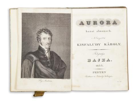 Aurora hazai almanach. Alapítá Kisfaludy Károly. Folytatja Bajza.1833.  1833 Pesten, Trattner és Károlyi 