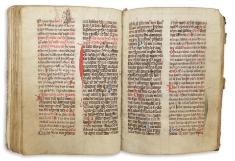 Breviarium  Pergamen kódex, ca. 1280-1320 