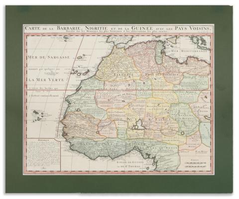 Chatelain, Henri:  Carte de la Barbarie, Nigritie, et de la Guinée  Amsterdam, ca. 1720 