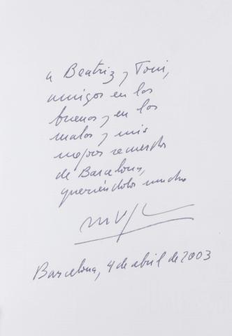 Vargas Llosa, Mario : El Paraíso en la otra esquina  Barcelona, 2003. Ediciones Originales. 