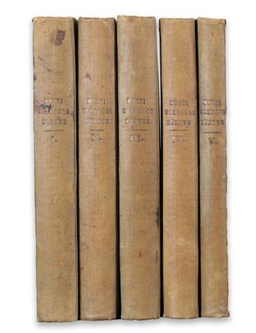 Stephens, Henry: Mezei gazdaság könyve. „The Book of the Farm” czímű munkája nyomán... I-V. kötet 1855 Pesten, Herz János 