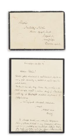 Ady Endre családja által kiadott nyomtatott gyászjelentés, Ady Lajos autográf köszönőlevele, Csinszka nyomtatott kondoleáló kártyája és a Nyugat Ady-emlékszáma   