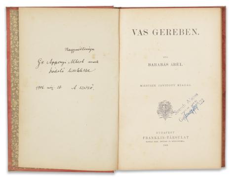 Barabás Ábel:  Vas Gereben 1906 Budapest 